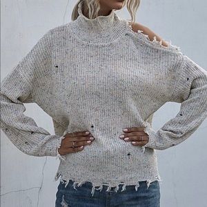 Distressed Women’s Sweater
